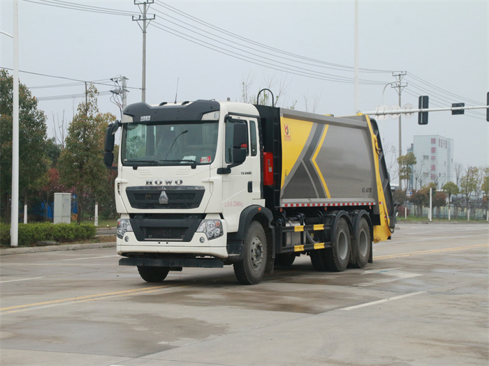 國六重汽豪沃后雙橋20方壓縮垃圾車